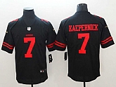 Nike 49ers 7 Colin Kaepernick Black Vapor Untouchable Limited Jersey,baseball caps,new era cap wholesale,wholesale hats